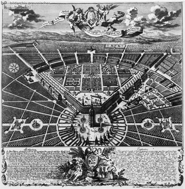 Perspectival View of Karlsruhe and the Residence (1739)